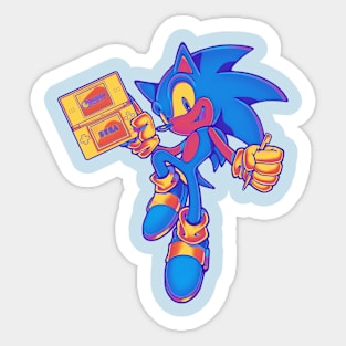 Sonic Playing Game Sticker